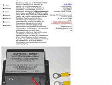 Tablet Screenshot of batteriepulser.de